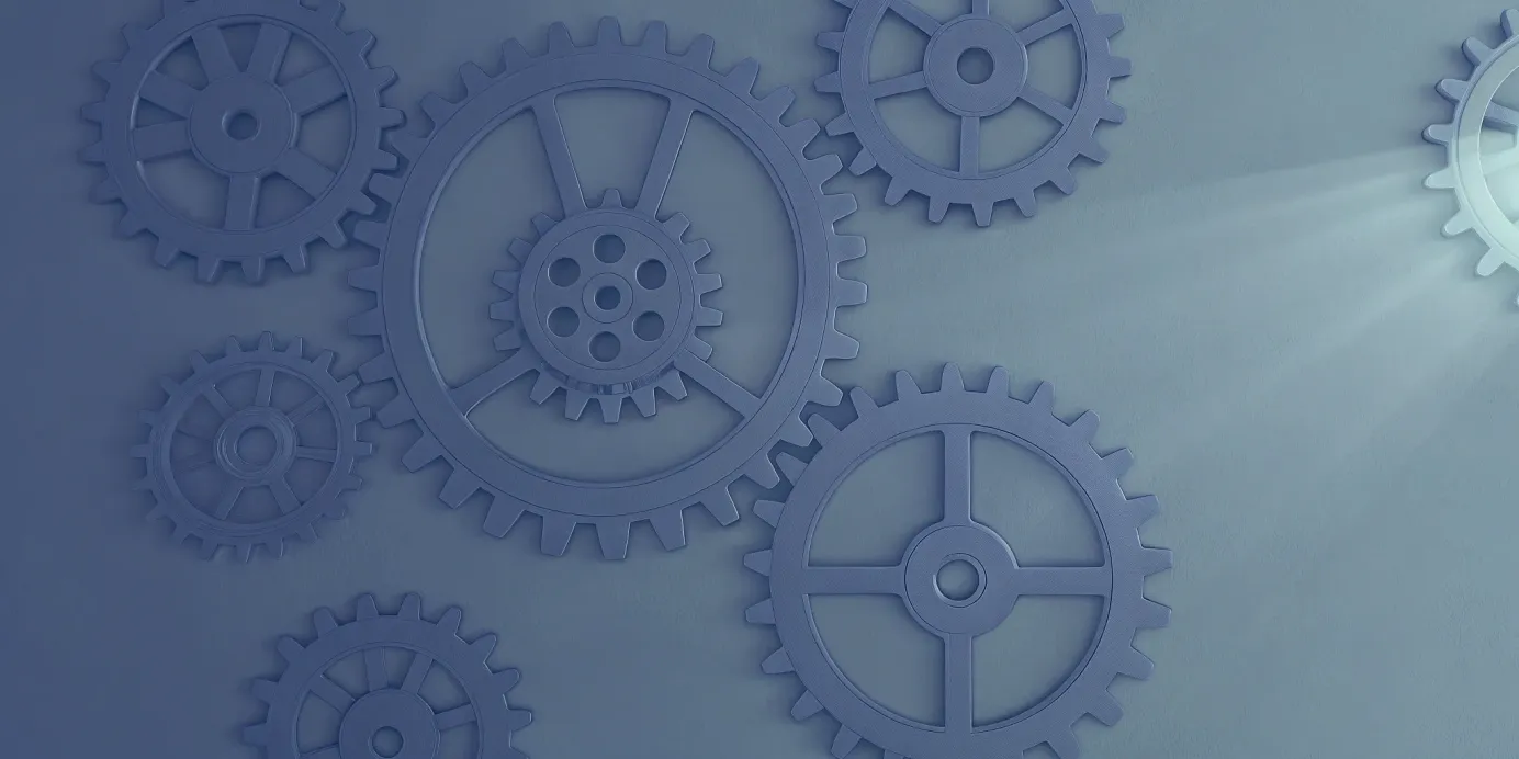 Kubernetes gears managing containerized applications.