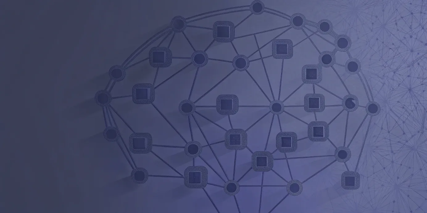 Kubernetes pod logs visualized as a network.