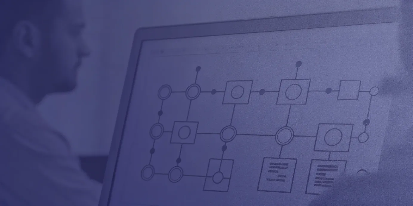 Diagram of a Kubernetes network policy defining what connections are allowed between pods.