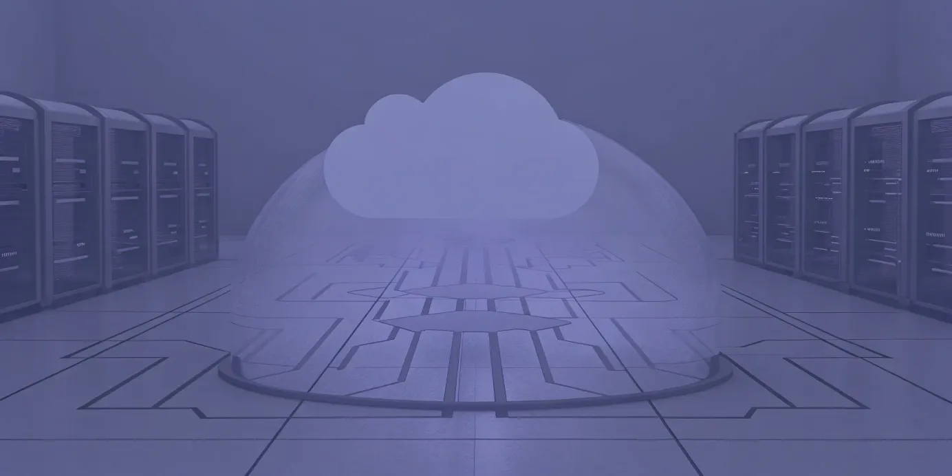 Cloud icon over server racks introducing the core concepts of the Kubernetes Gateway API.