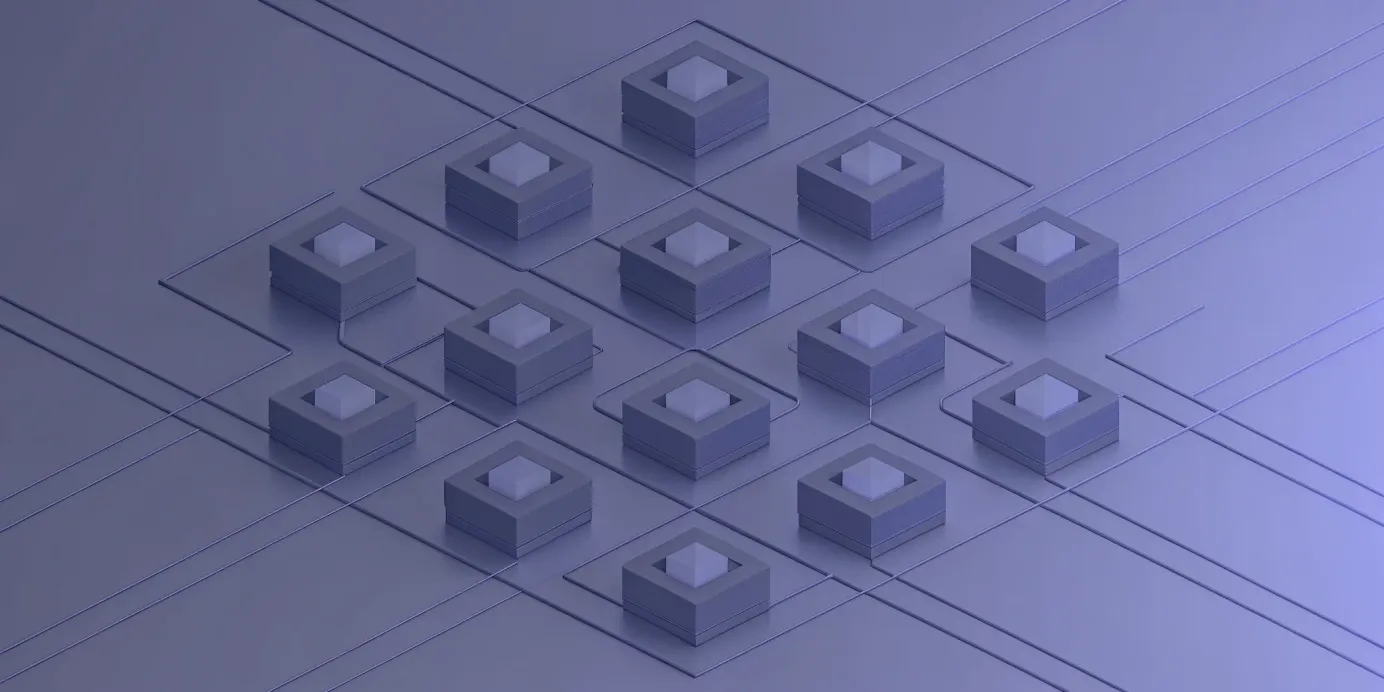 A Kubernetes cluster autoscaler dynamically scaling a group of interconnected nodes.