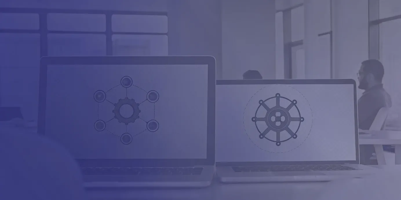A guide on how to use kubectl delete pv, with laptops showing Kubernetes storage icons.