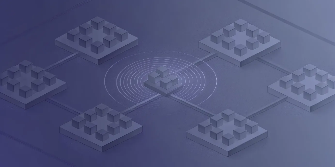 Kubernetes fleet management architecture with a central control plane managing multiple clusters.