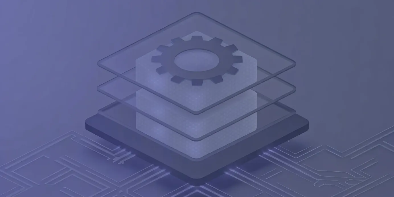 A gear on a layered platform, the core of platform engineering on Kubernetes.